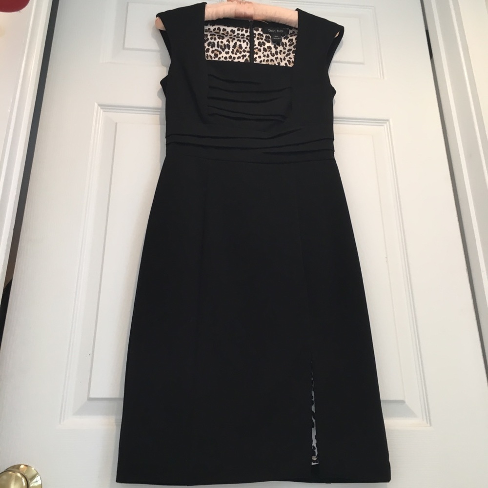 WHBM Sheath Professional Black Dress
